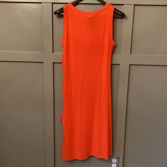 ATHLETA Side Cinch Sleeveless Modal Jersey Knit Dress Size Medium - Picture 7 of 9
